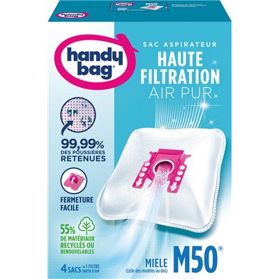 HANDY BAG - Sac aspirateur handy bag non tissé x4 miele m50