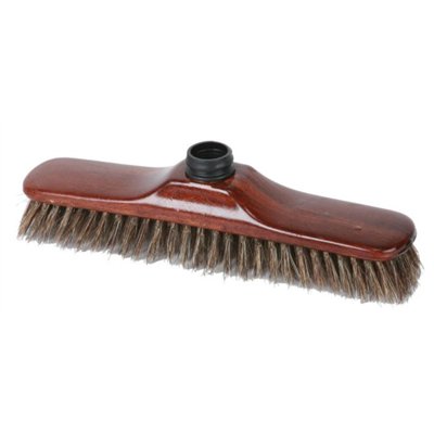 DOMERGUE - Balai droit soie grise monture plastique vernie