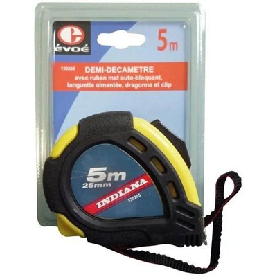 EVOE - Metre ruban 5m boitier abs sc