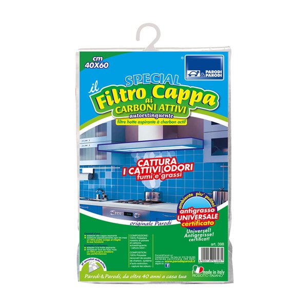 PARODI & PARODI - Filtre de Hotte Anti Odeur 40x60cm