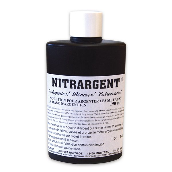 NAUDET DOURDE - Nitrargent Pour Argenter les Métaux Flacon 150ml