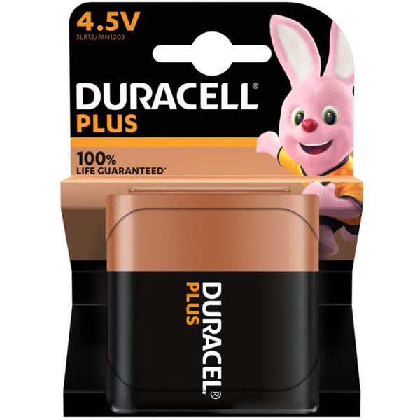 DURACELL - Pile Alcaline 3LR12 Plus 4,5V Blister de 1