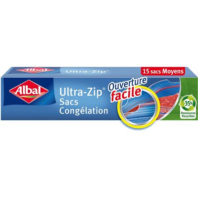 ALBAL - Sacs de Congélation Moyen Format x15