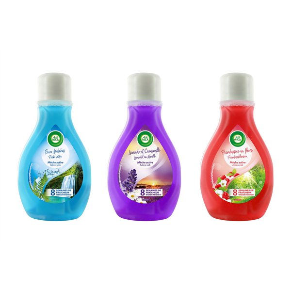 AIRWICK - Diffuseur Mèche Active Parfumée Assorti 375ml