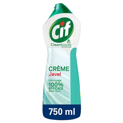 CIF - Nettoyant crème avec javel Cif 750ml