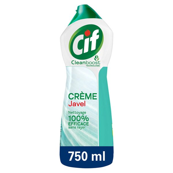 CIF - Nettoyant crème avec javel Cif 750ml