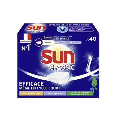 SUN - Sun tablettes classique 40 doses