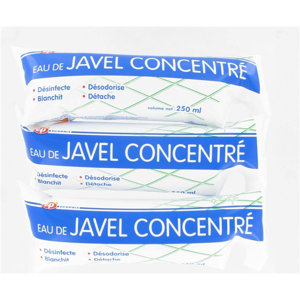 BEC - Doses Javel Concentrée 4,8% 250ml (x3)