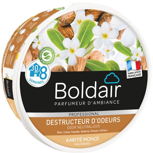 BOLDAIR - Boldair gel destructeur d'odeur karite monoi 300g