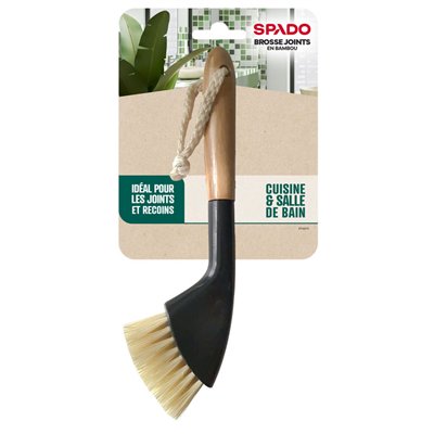 SPADO - Brosse sanitaires bambou joints et recoins