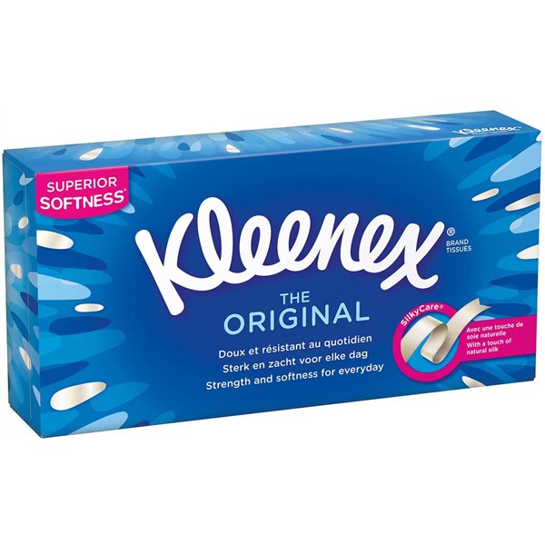 KLEENEX - Mouchoirs original 3 plis boîte x72 blanc