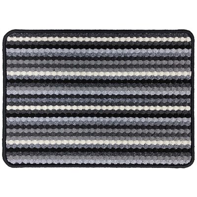 VICA - Tapis Multi Stripes Anthracite 40x60cm