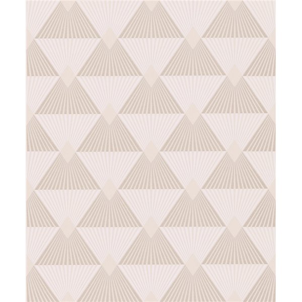 5288 - Papier Expansé sur intissé Art Déco Paillette Beige