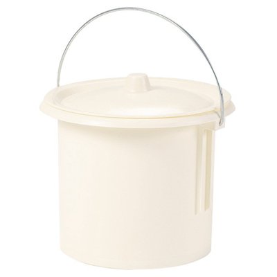 EDA - Seau toilette enfant crème