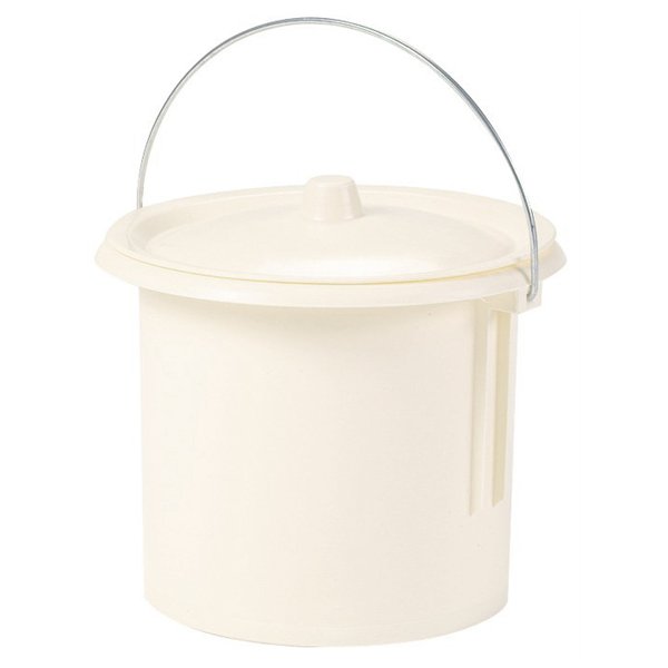 EDA - Seau toilette enfant crème