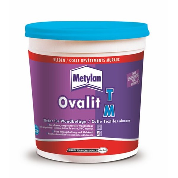 METYLAN - Ovalit TM colle textile muraux 750g professionnel