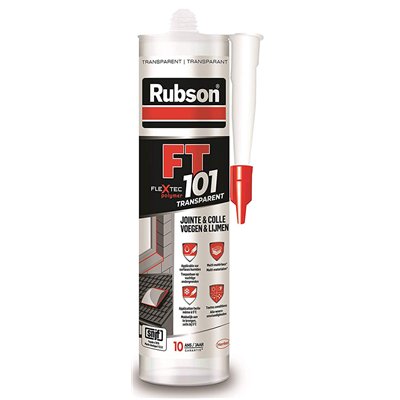 RUBSON - Mastic FT101 rubson translucide cartouche 280ml pro