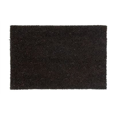 BTB - Tapis Coco Uni Noir 40x60cm