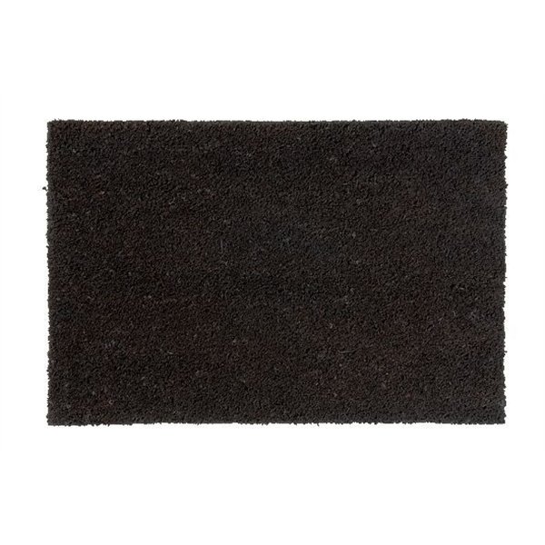 BTB - Tapis Coco Uni Noir 40x60cm