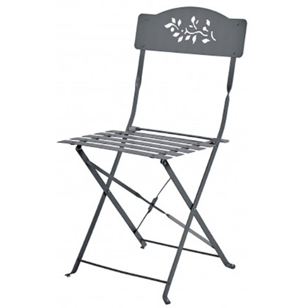 OZALIDE - Chaise Verone pliante stucture acier anthracite