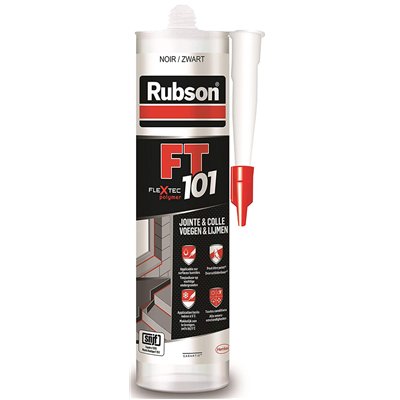 RUBSON - Mastic FT101 rubson noir cartouche 280ml pro