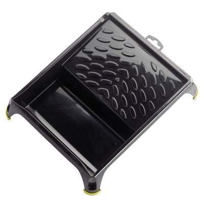 SAVY - Bac à peinture noir antiglisse plat pour rouleau 180mm