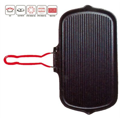 INVICTA - Grill rectangulaire 37 x 22 cm en fonte