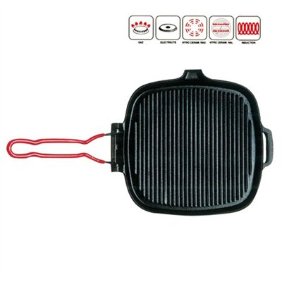 INVICTA - Grill carré 25 cm en fonte