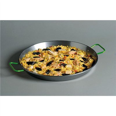LA VALENCIANA - Plat à paëlla Acier Poli 40 cm