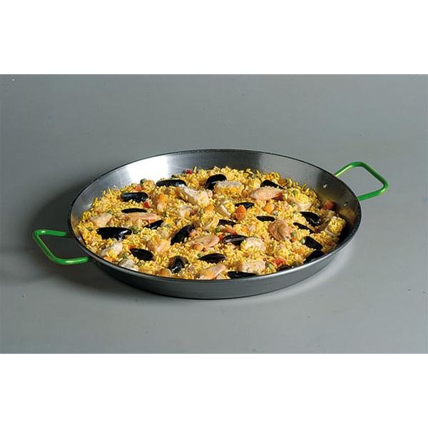 LA VALENCIANA - Plat à paëlla Acier Poli 40 cm