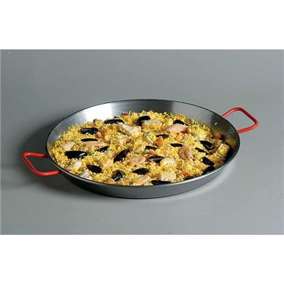LA VALENCIANA - Plat à paëlla Acier Poli 60 cm
