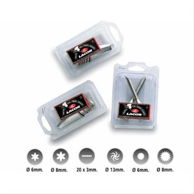 LACOR - Lot de 6 douilles variées Inox