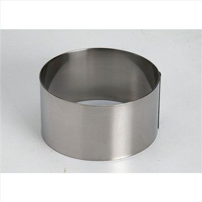 LACOR - Cercle à mousse 7.5 cm Inox