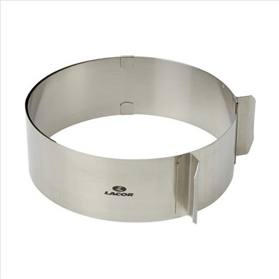 LACOR - Cercle extensible de 16 à 30 cm Inox