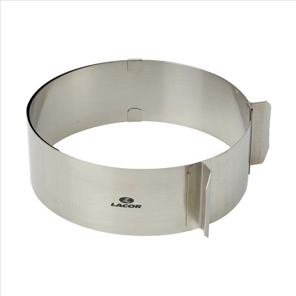 LACOR - Cercle extensible de 16 à 30 cm Inox