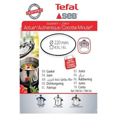 SEB - Joint 4.5 L ou 6 L Actua / Authentique / Cocotte Minute - 790141