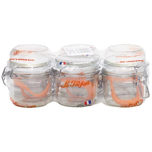 LE PARFAIT - Lot de 6 terrines 200 g / diam 70 mm - Le Parfait Super