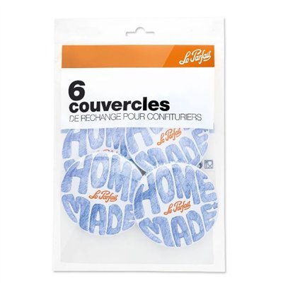 LE PARFAIT - Lot de 6 couvercles pour confituriers
