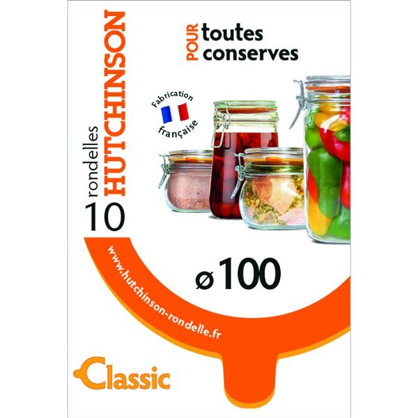 LE JOINT FRANÇAIS - Sachet de 10 rondelles Universelles - Classiques - Diamètre 100 mm