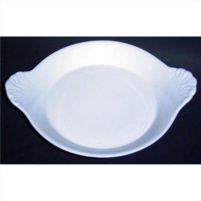 GIRARD - Plat rond à oreilles Blanc