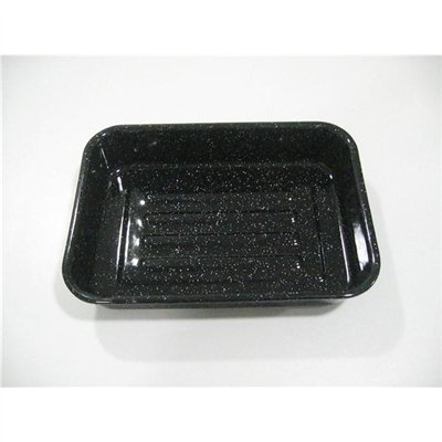 BEKA - Plat four rectangulaire émail noir 32cm - Kitchen Roc