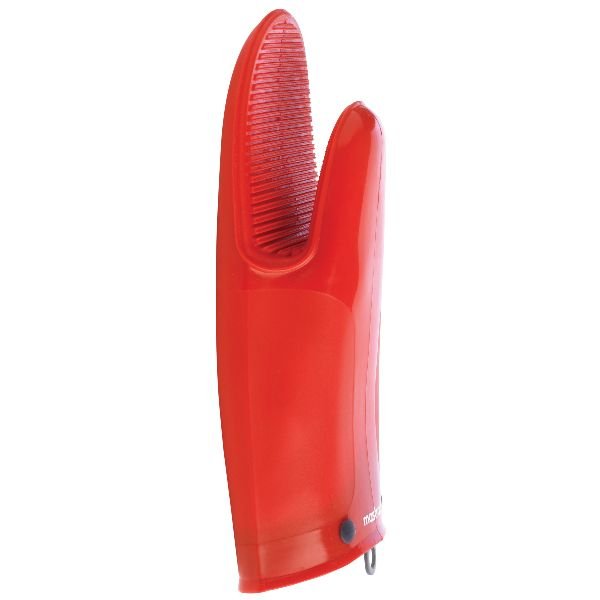 MASTRAD - Gant de cuisine silicone & coton Rouge