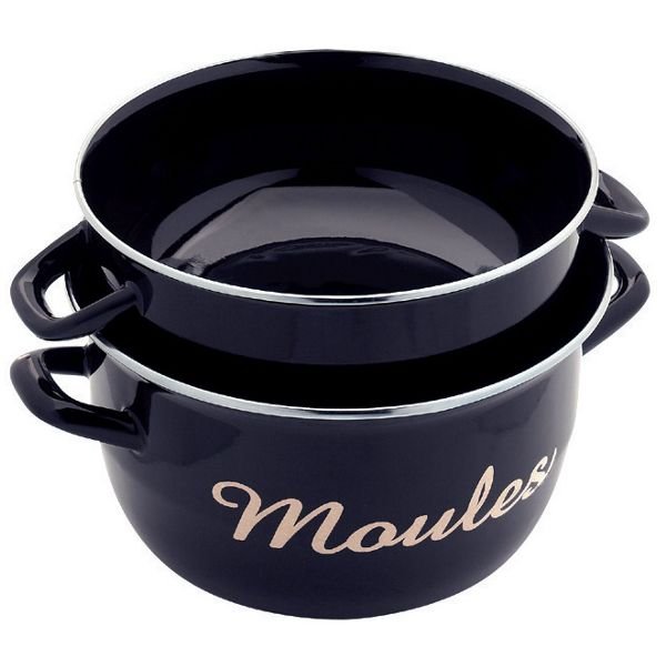 BAUMALU - Marmite à moules 24 cm Noire
