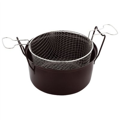 BAUMALU - Friteuse du Nord 28 cm Email Noir