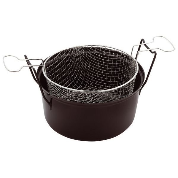 BAUMALU - Friteuse du Nord 28 cm Email Noir