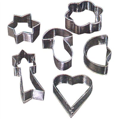 METALTEX - Lot de 6 découpoirs à pâtes en inox