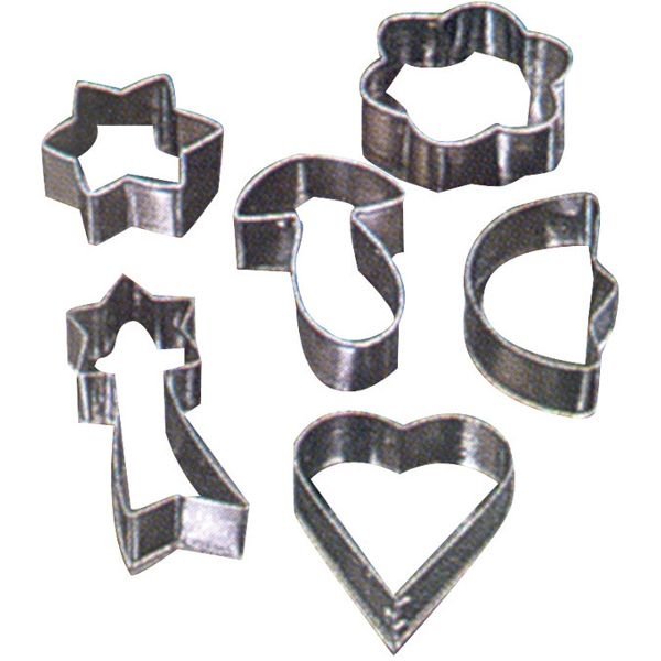 METALTEX - Lot de 6 découpoirs à pâtes en inox