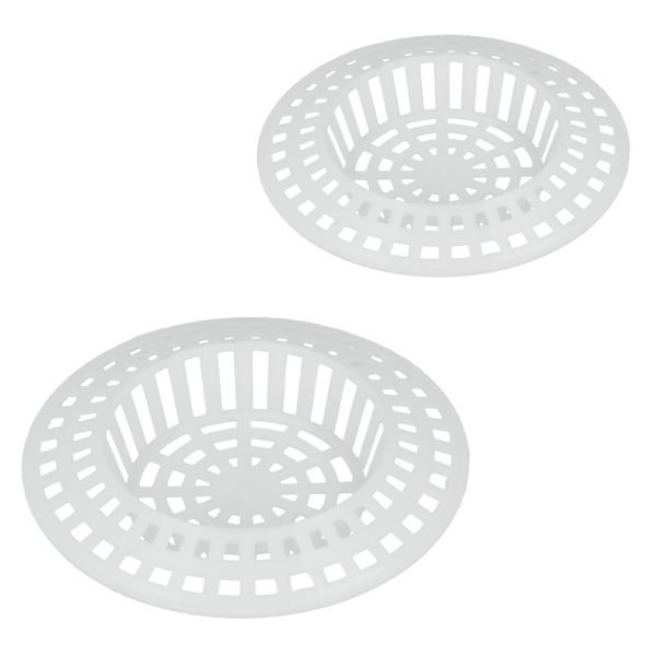 METALTEX - Lot de 2 grilles filtre évier