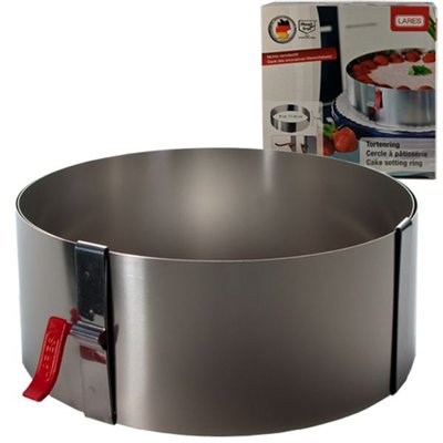 LARES - Cercle à pâtisserie extensible 18-30 cm / Hauteur 7 cm