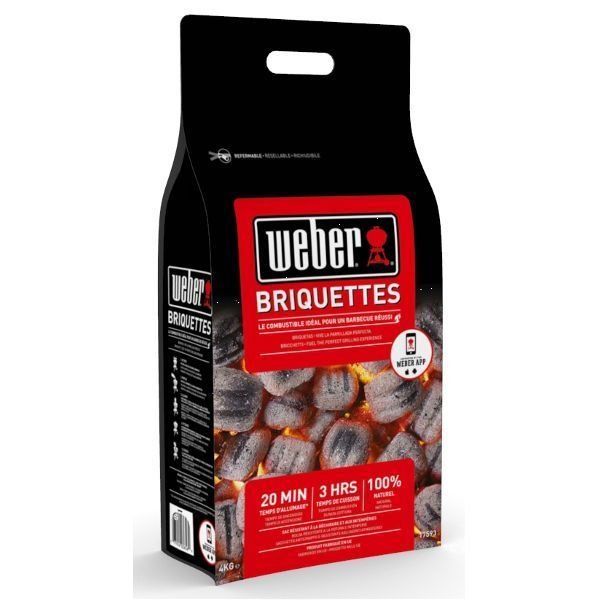 BRIQUETTES CHARBON DE BOIS 4KG